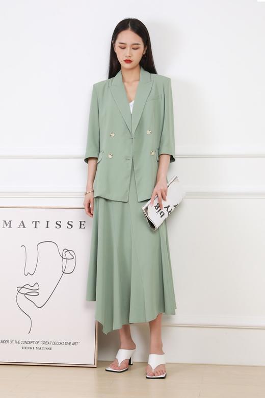 Le Malene 西装外套不规则高腰半裙套装 12929 商品图1