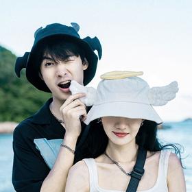 深山集市·天使恶魔情侣渔夫帽