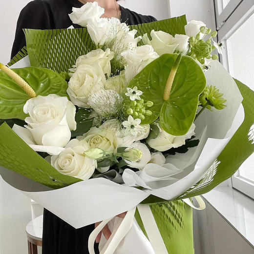 《绿野》绿掌清新花束 商品图3
