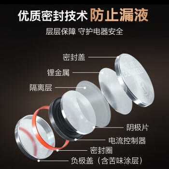 金霸王(Duracell)CR2032纽扣电池5粒装 3V锂电池电子AirTag电池 适用奥迪汽车钥匙/电脑主板/电子秤/手表 商品图1