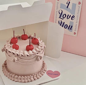 复古樱桃小蛋糕| 昔果