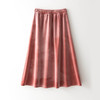 【秋冬日系原宿高腰丝绒半身裙】细滑柔暖耐皱 优雅丝光 丝绒面料 商品缩略图6