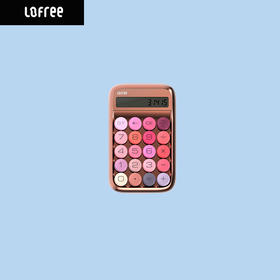 洛斐LOFREE 糖豆计算器-玫瑰金 机械键盘计算机lofree可爱女时尚网红迷你会计办公专用蓝牙数字键 礼物文创
