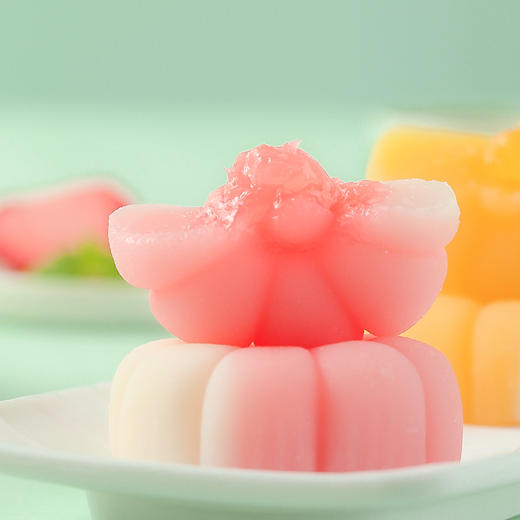 「9.9元包邮！礼盒装」草莓芒果抹茶味多口味软糯Q弹冰皮流心爆浆果子糕点礼盒装整箱 商品图2