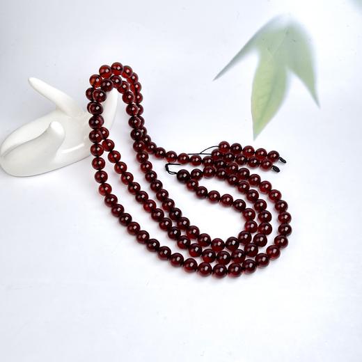 琥珀项链-缅珀圆珠 商品图0