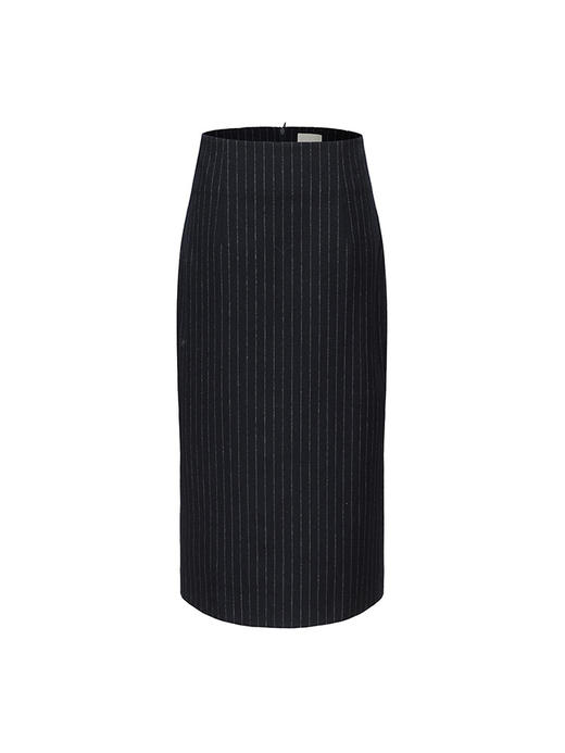 【太平洋深处】绵羊毛直身条纹半裙2300028B 商品图4