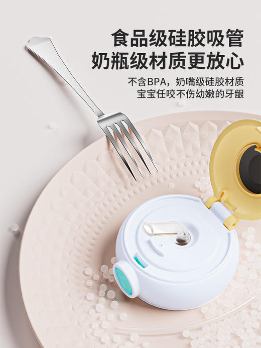 迪士尼儿童保温杯550ml大肚杯子316肥仔吸管水杯    XJC 商品图2