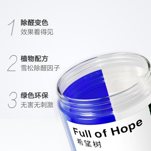 （买赠甲醛检测盒+除醛喷雾！）希望树Full of Hope智能甲醛净魔盒200g 新房家用FOH去除甲醛果冻 小蓝罐 商品图2