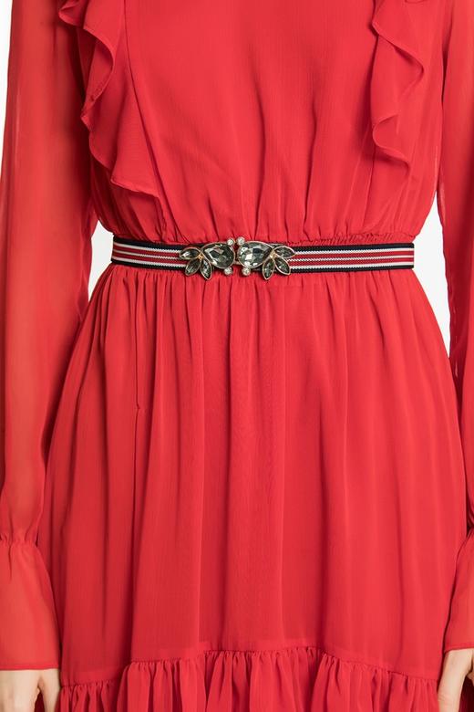 ONLY 荷叶边束腰连衣裙 3663 商品图4