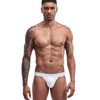 希内男士内裤纯色运动丁字裤修身性感低腰双丁内裤 商品缩略图3