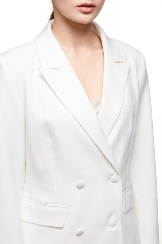 ESTELLICA 经典款白色暗纹西装套装 9291 商品图3