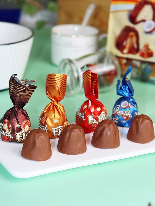 【中欧班列精选】WWJ 土耳其进口闪耀牌奶油夹心复合巧克力脆米糖 500g 商品图6