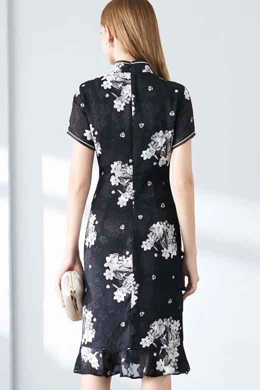 ESTELLICA 黑白旗袍款连衣裙 9792 商品图3
