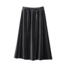 【秋冬日系原宿高腰丝绒半身裙】细滑柔暖耐皱 优雅丝光 丝绒面料 商品缩略图4