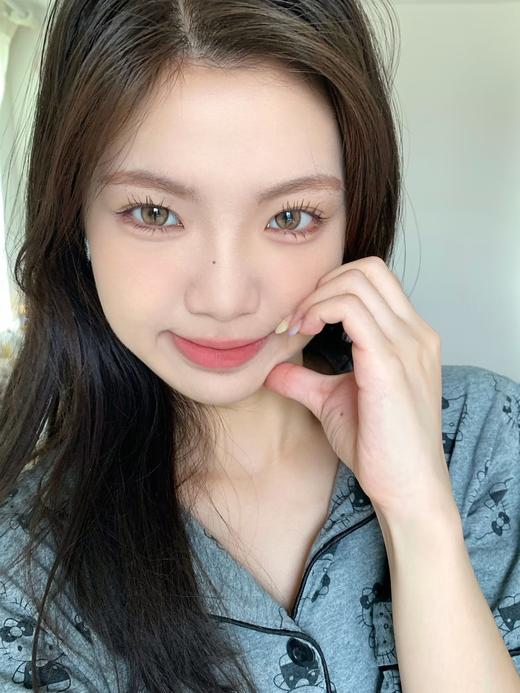 Ginomii旗下 ·纳米珍珠棕&纳米珍珠蓝 14.0mm白狮参考着色中等直径｜半年抛  2片 商品图7