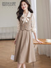 【1件75折,2件73折】熙世界法式气质假两件连衣裙女高级感通勤面试休闲裙子2025秋新款 商品缩略图0