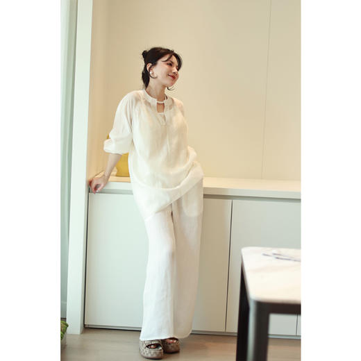 【线上专属】阔腿裤（20709251-山矾D558） 商品图1