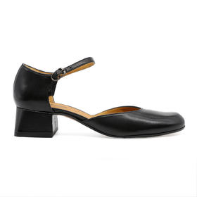 限时特价——西班牙原产优雅舒适时尚经典复古MaryJane玛丽珍款女时装鞋22200黑色