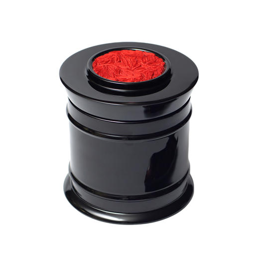 【梵谷漆器】漆器圆茶罐 商品图0