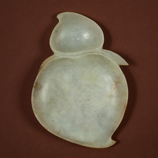 清 玉雕桃形笔舔 商品图1