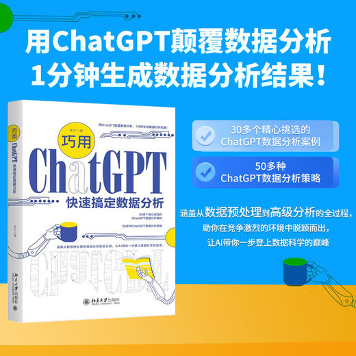 巧用ChatGPT快速搞定数据分析 朱宁 北京大学出版社 商品图1