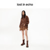 [捡漏价]lost in echo设计师品牌美拉德厚底增高显瘦宽筒靴子碎石底短靴女 商品缩略图2