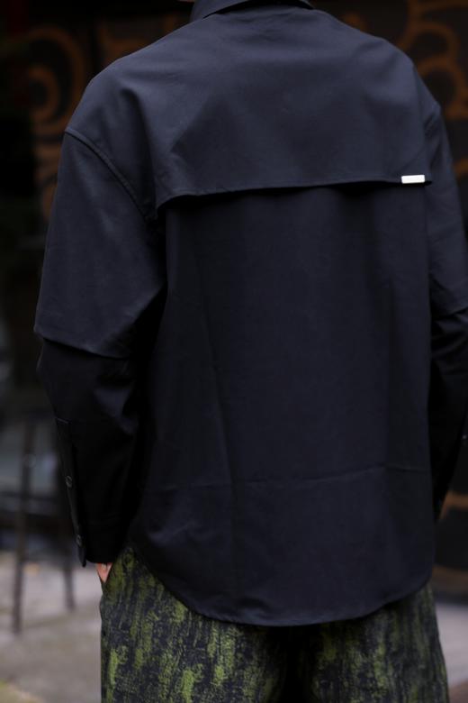 S330425194假两件潮流衬衫外套 商品图3