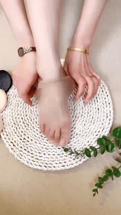 【应季好物】出口日本点胶防滑水晶袜 20双 商品图1