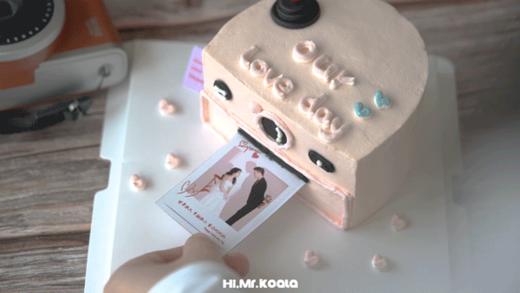 粉色拍立得蛋糕（免费提供照片打印） | 昔果 商品图4