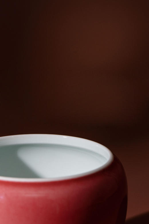 豇豆红釉 莲心水丞 谷雨山房 商品图3