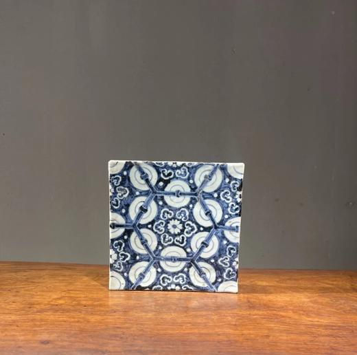 青花绘六方框如意纹瓷板地砖，顺丰包邮 商品图9