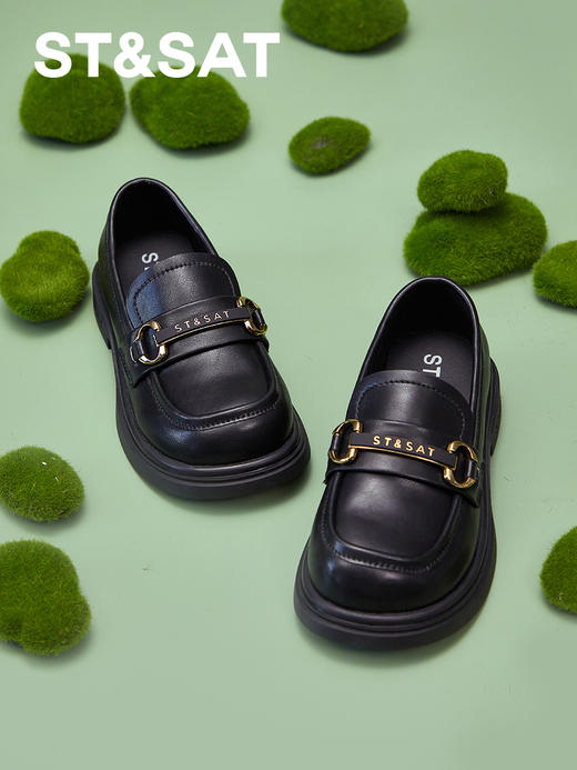 【童鞋】星期六儿童乐福鞋英伦风软底单鞋SS33131L08 商品图3