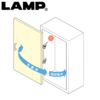 日本lamp蓝普巴士移门铰链家具小柜门平移门铰链合页带缓冲FAD-5 商品缩略图1