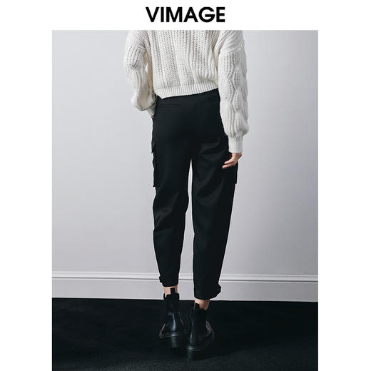 VIMAGE纬漫纪秋季新款休闲工装裤V2005613 商品图4