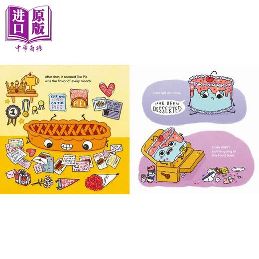 【中商原版】蛋糕与派 Cake Vs. Pie 英文原版 儿童绘本 食物故事图画书 亲子童书 精装绘本儿童读物 进口图书 趣味搞笑 商品图1