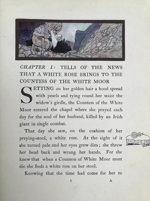 1912年 法郎士《蜜蜂公主》 罗宾逊17幅彩色手工贴图 漆布精装18开 商品图6