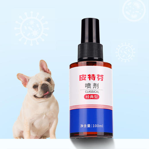 金盾皮特芬狗狗皮肤病真菌除螨虫喷剂猫藓外用药皮特分猫癣药喷雾 商品图2