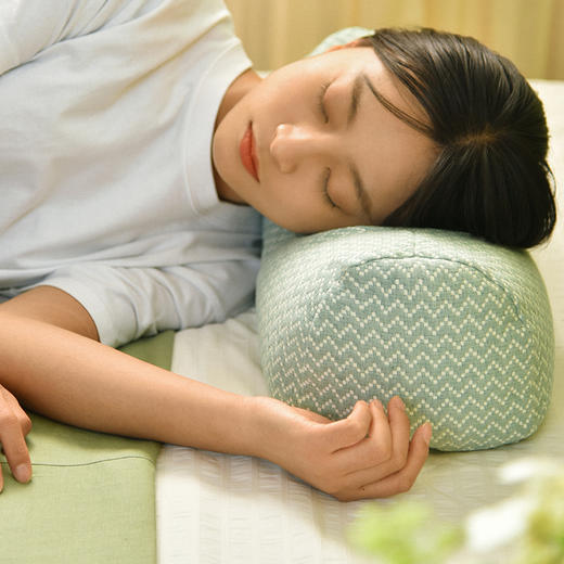 波纹系列护颈枕荞麦壳枕头学生儿童睡眠护颈枕 商品图3