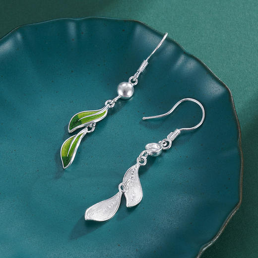 子佩集S990银【琼枝】耳环【MXEH007】花丝2308 商品图5