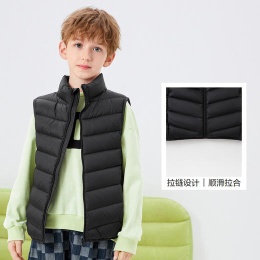 巴拉巴拉儿童马甲男女童羽绒背心秋冬季童装保暖内胆亲子宝宝 商品图3