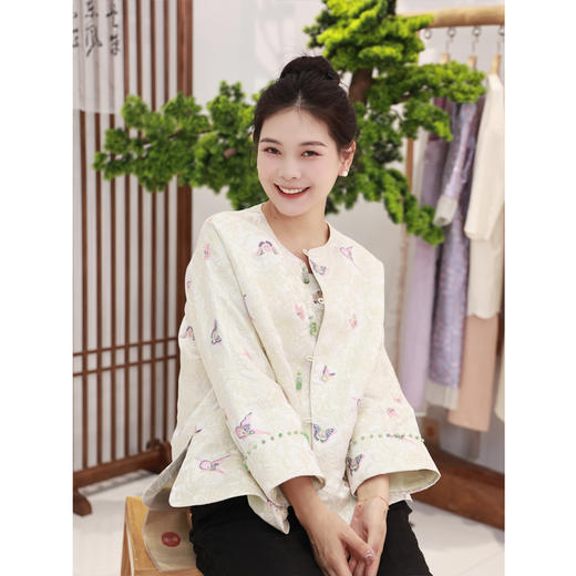 【抖音专属】云锦小衫（23810450金锦） 商品图2