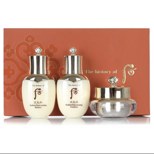 Whoo/后天气丹花献紧致中样3件套礼盒水乳精华护肤品套装 商品图0