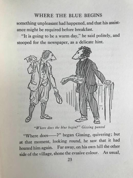 约20世纪早期 克里斯托弗·莫利《蓝调从何而起》 鬼才拉克姆4幅彩色16幅黑白插图 漆布精装16开 商品图9