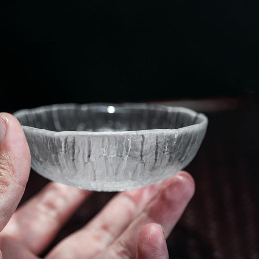 琉璃-树纹大碗口杯 半月弧璧杯  茶口碗杯子 主人杯功夫茶具茶盏茶道泡茶盖碗品茗杯碗口杯 商品图2