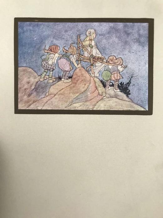 1912年 法郎士《蜜蜂公主》 罗宾逊17幅彩色手工贴图 漆布精装18开 商品图14