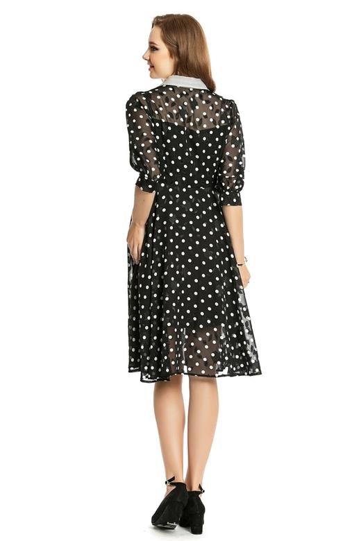 OCTAVIA 半透明波点飘逸连衣裙 3911 商品图2