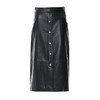 EITIE爱特爱秋秋季新款时尚复古显瘦简约百搭高腰皮裙半身裙皮裙7193801 商品缩略图5