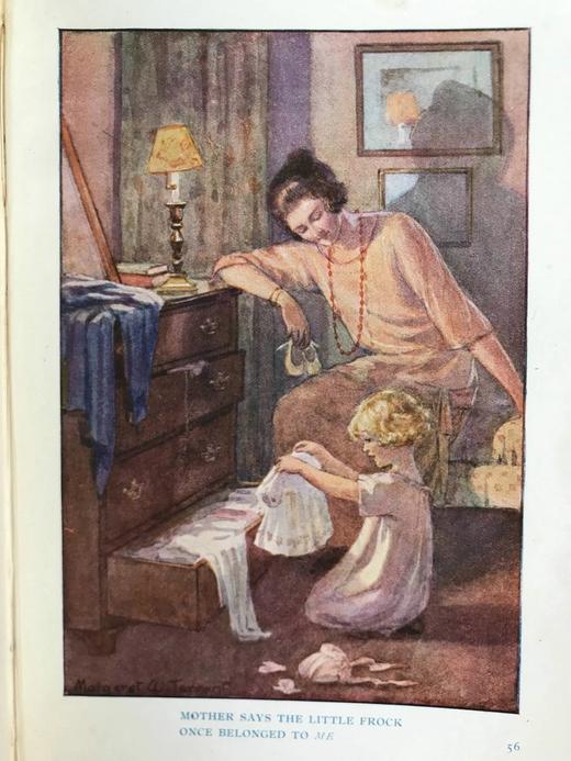 1925年 弗洛伦斯·霍松《小白门》 玛格丽特·塔兰特4幅彩色插图 精装32开 商品图9