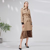 EITIE爱特爱秋季新款气质时尚翻领收腰显瘦百搭风衣外套6704411 商品缩略图1