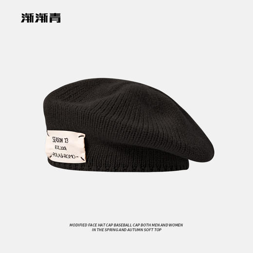 【英伦复古贝雷帽】赵露思同款针织文艺画家帽 韩版百搭秋冬保暖 商品图11